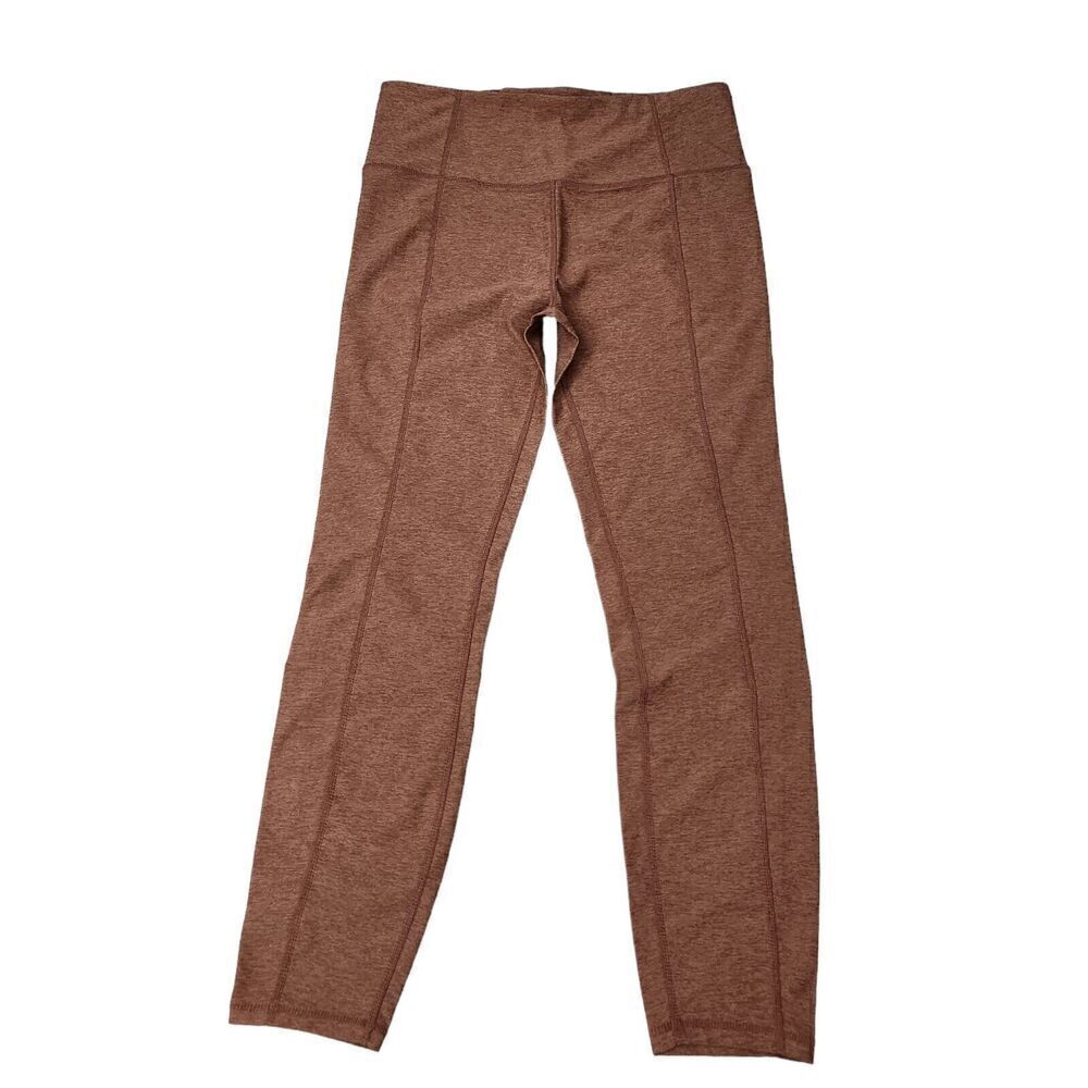 Varley Leggings Medium Rust Brown Hayden Workout Yoga High-Rise Athleisure Gym